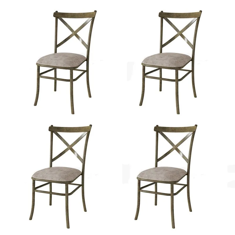 Kit De 4 Cadeiras De Jantar New Katrina Cairo Bege Lunar
