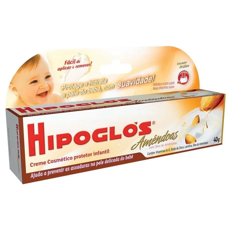 Kit Com 03 - Hipoglós Amêndoas - Preventivo / Assaduras- 40G