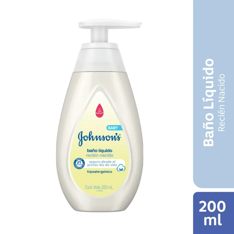 Jabón Liquido Para Bebé Recién Nacido 200 Ml