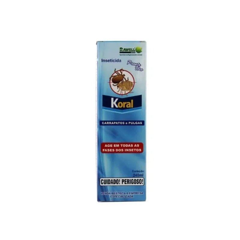 Inseticida Koral Pronto Uso 240ml - Rawell