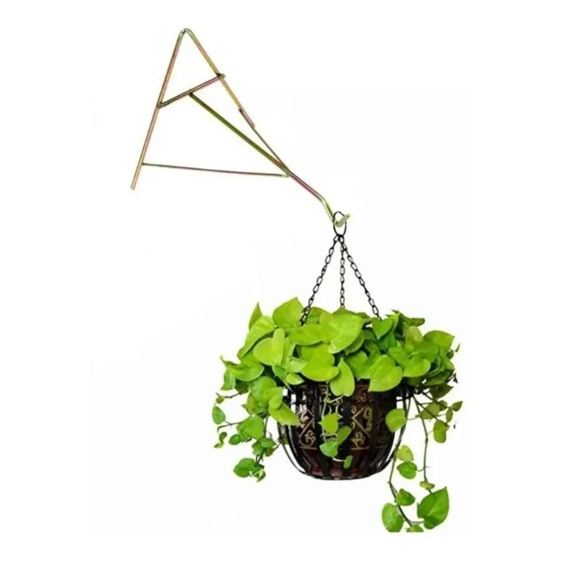 Gancho/suporte A Pequeno Para Plantas Dourado/cobre 5 Un