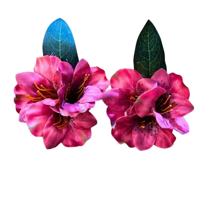 Porta Guardanapo Astromélia Rosa Pink Decoração Mesa 12un