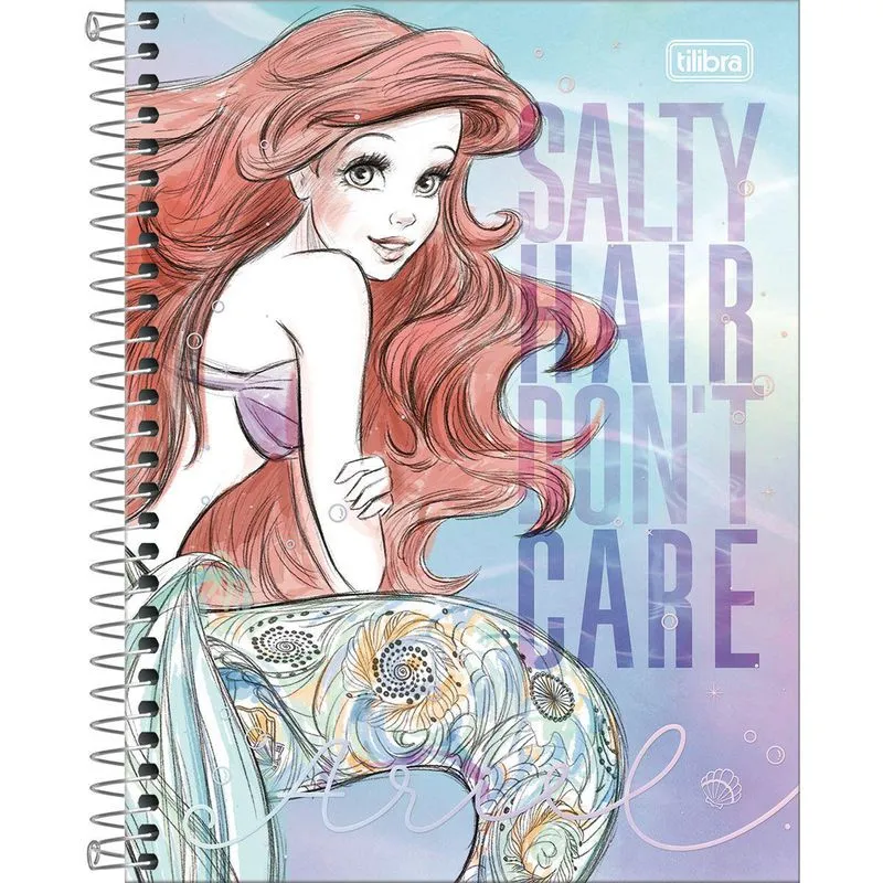Caderno 10x1 Capa Dura 2020 Princesas Colegial 160fls.