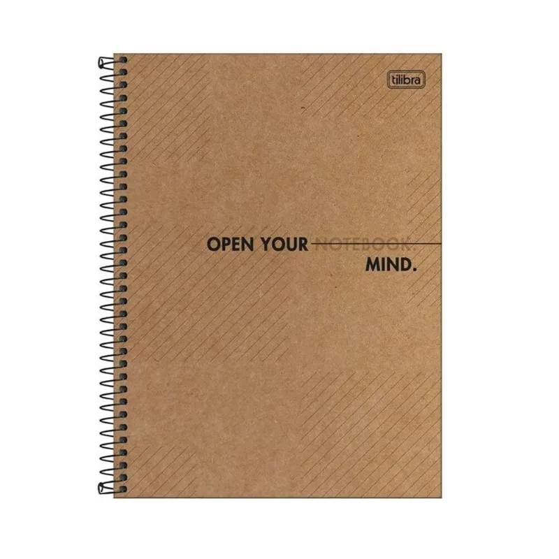 Caderno Cd Universitário Kraftwork 1 Matéria 80f Tilibra 04un