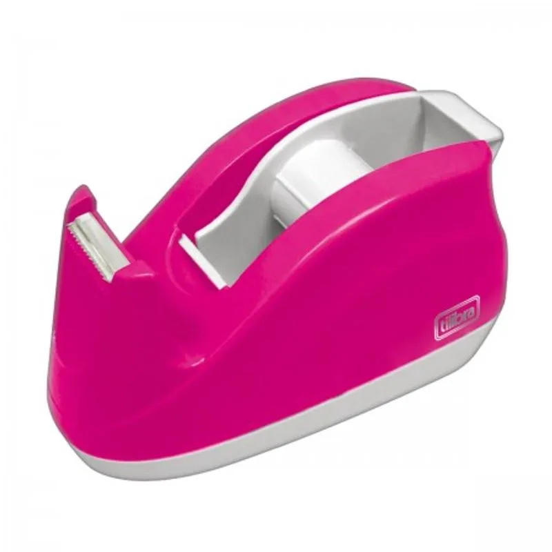 Aplicador Para Fita Adesiva Pequeno Rosa Tilibra