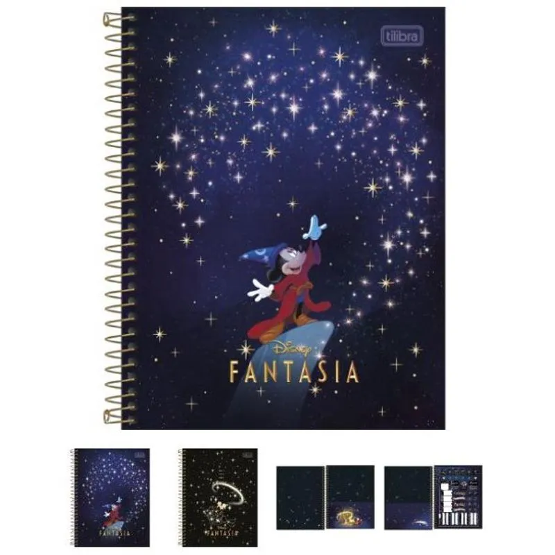 Caderno 160 cd mickey 90 anos tilibra