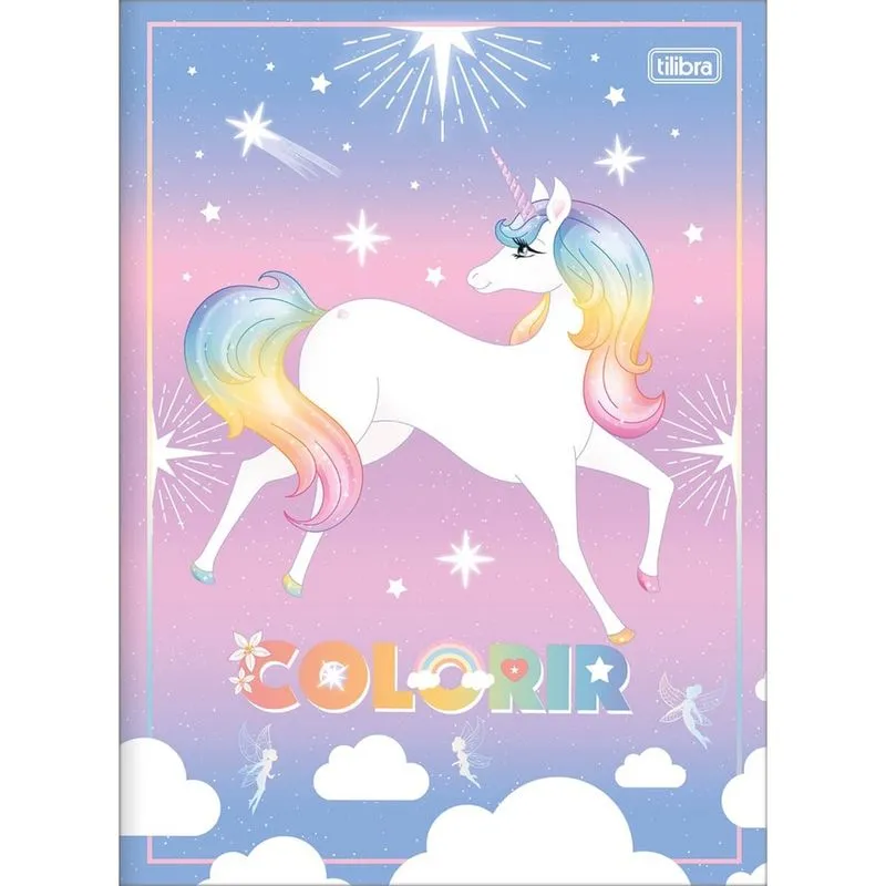 Album de Colorir Blink Personagem Unicornio 8 Fls - Tilibra