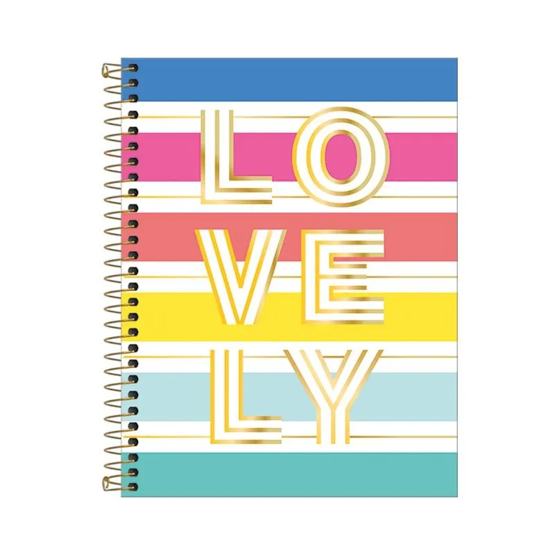 Caderno Universitário Tilibra Espiral Capa Dura Be Nice 10 Matérias - Item Sortido