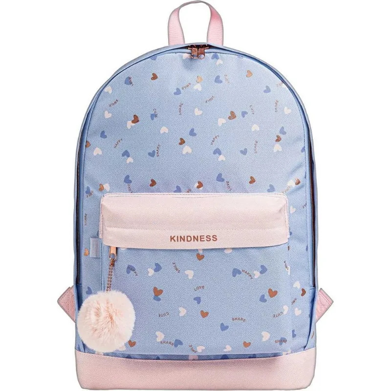MOCHILA ACADEMIE CORACOES METALIZADOS TILIBRA