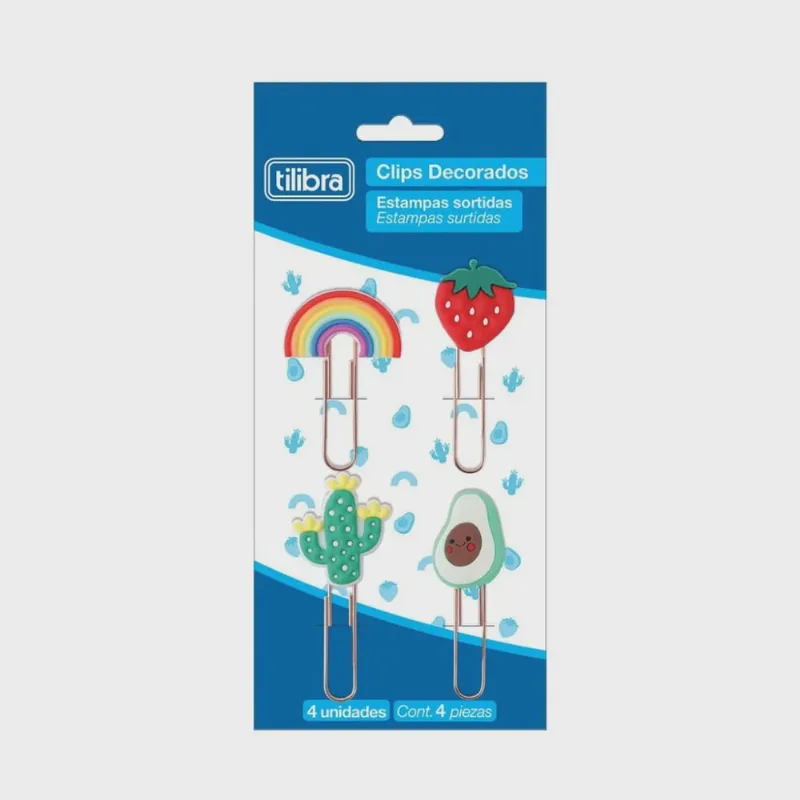 Clips Decorado 50mm Tilibra