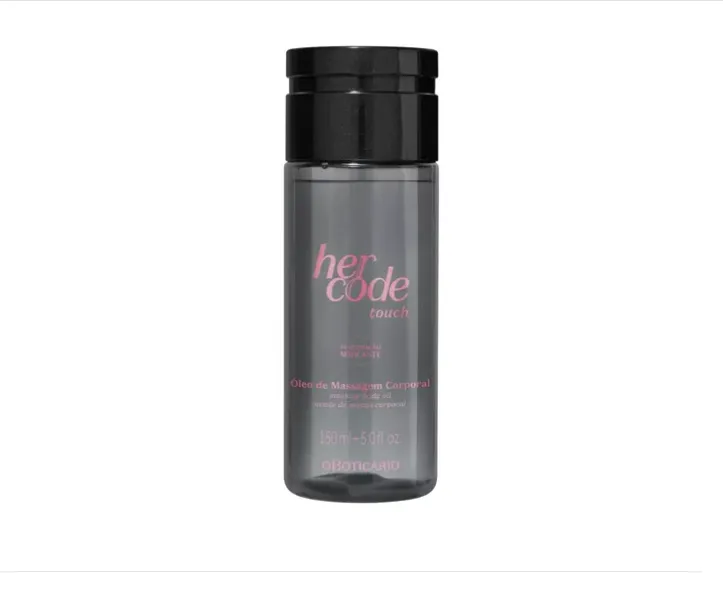 Óleo De Massagem Corporal Her Code Touch 150ml