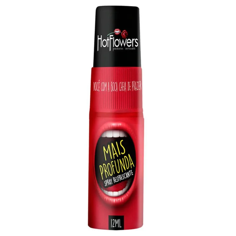 Spray Refrescante Para Sexo Oral Mais Profunda 12ml