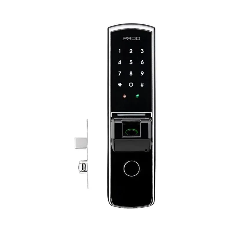 Fechadura Digital Biométrica Com Rolete Pado Fde-201r