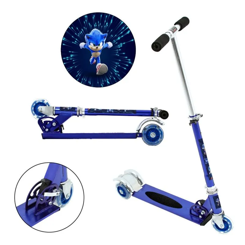 Patinete Scooter Patrulha Canina Infantil Azul de Alumínio