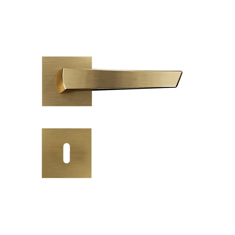 Fechadura BMW Seattle Dourado Escovado Interna