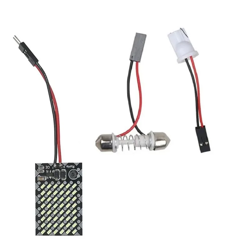 Placa Led Cob 48 Chips 12v/24v Caminhão Ônibus Carro Teto