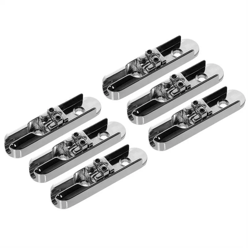 Ponte Para Contra Baixo 6 Cordas Cromada Monorail