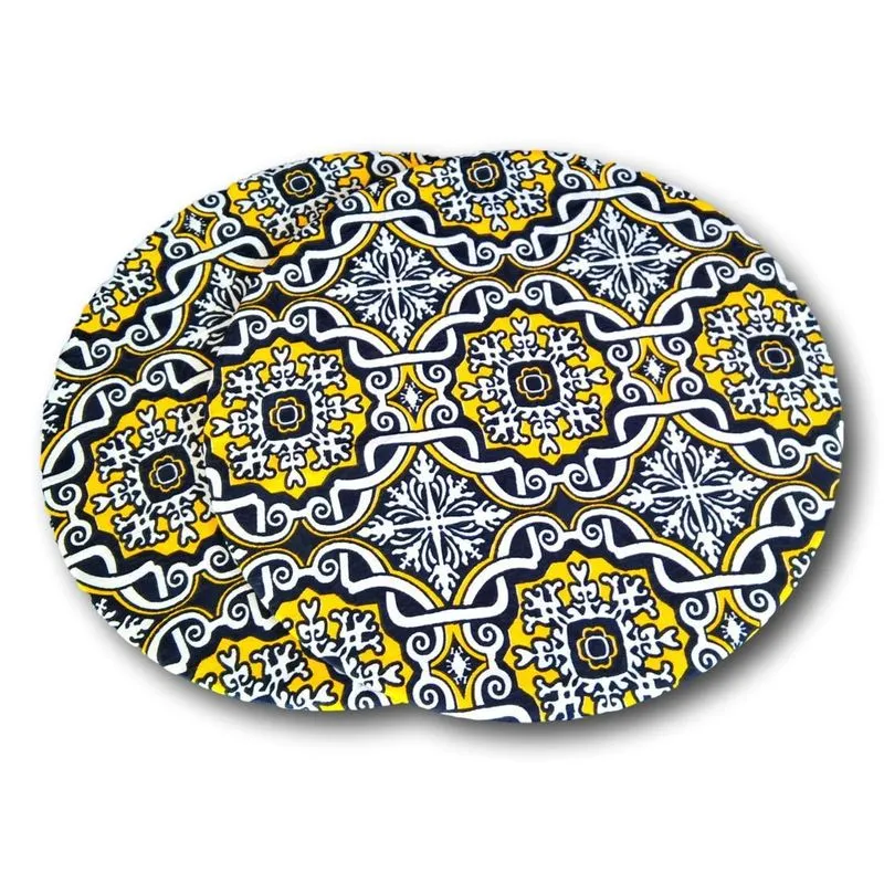 Kit Capa De Sousplat Tecido Mesa Posta 04 Peças