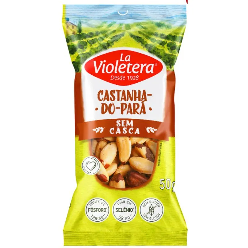 Castanha do Pará LA VIOLETERA Sem Casca 50g