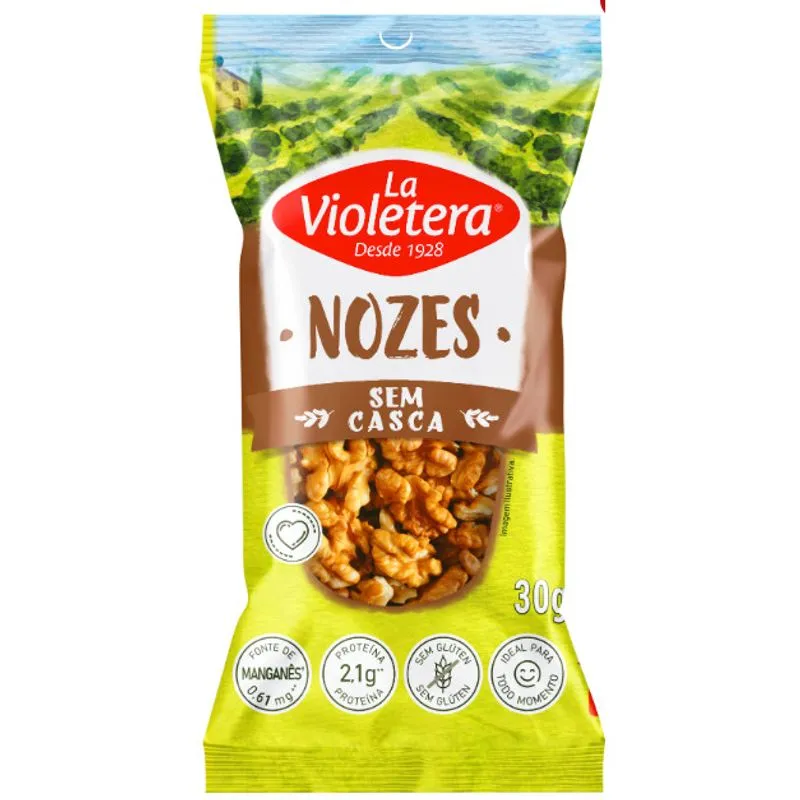 Nozes LA VIOLETERA Sem Casca 30g