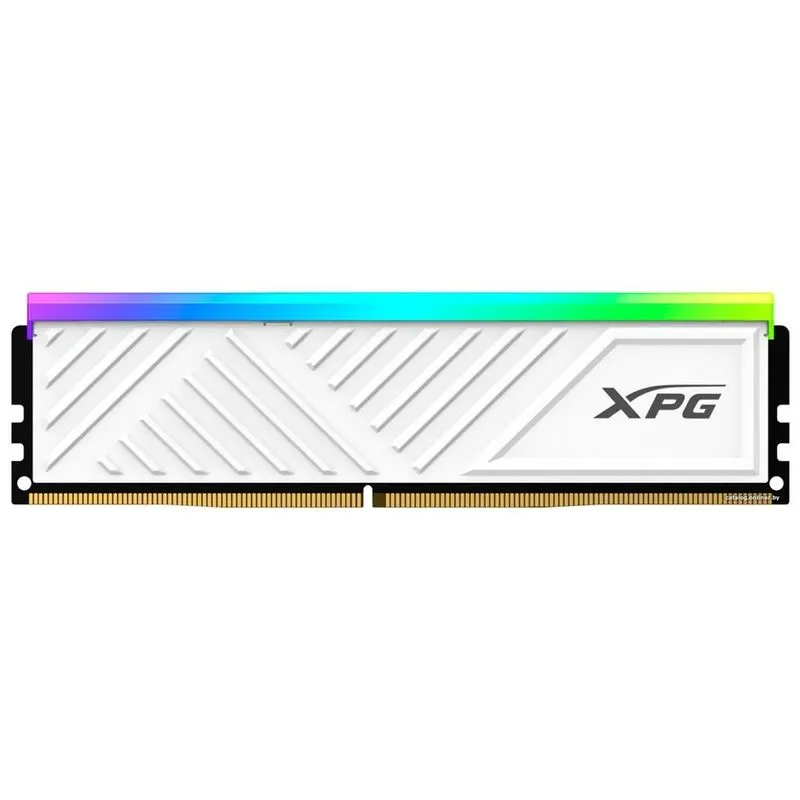 Memória Ram Adata Xpg Spectrix D35g Ddr4 16gb 3200mhz Rgb Ax4u320016g16a-swhd35g Branca Iluminação Rgb Alto Desempenho Gaming