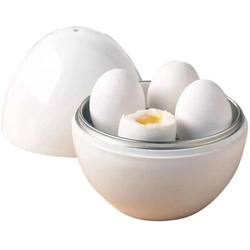 Recipiente Cozinhar Ovo Microondas Rápido Prático Saudável