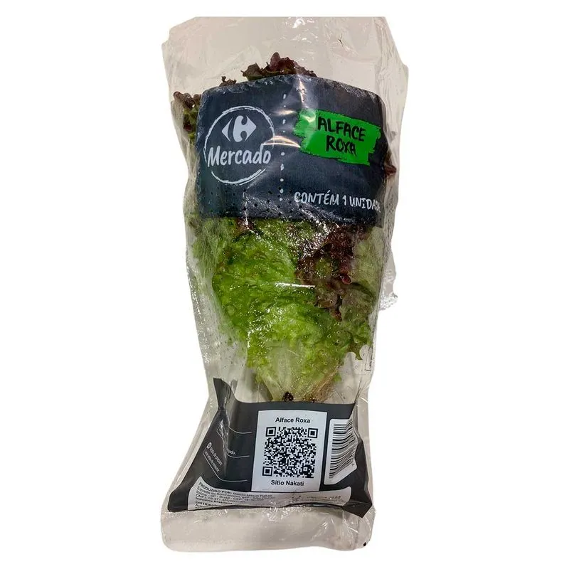 Alface Roxa Carrefour Mercado Em Unidade