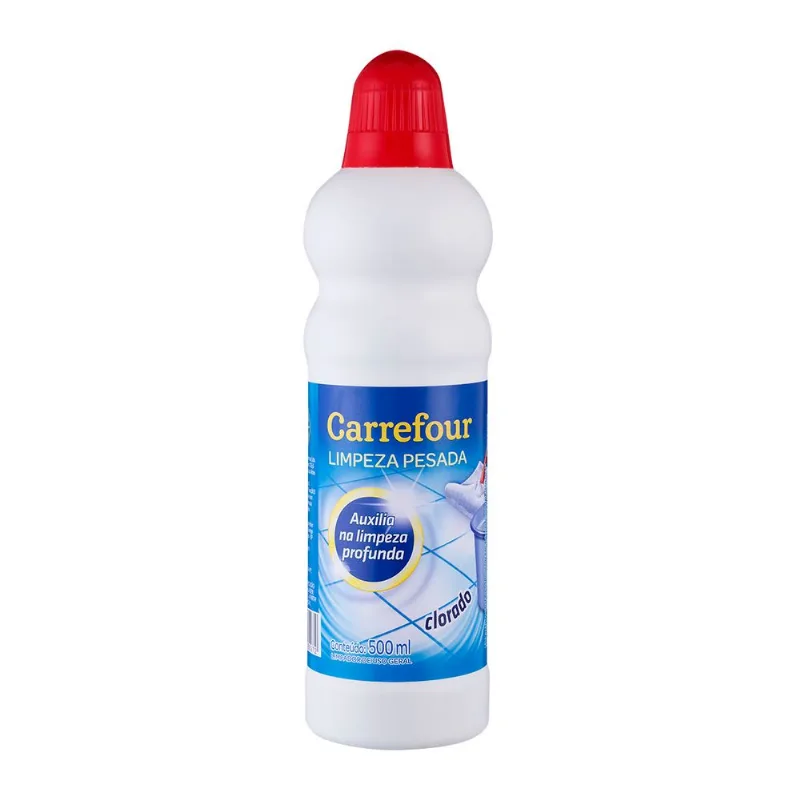 Limpador Multiuso Carrefour Limpeza Pesada com Cloro 500ml