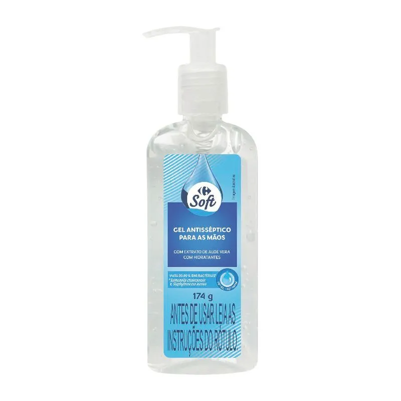Gel Antisséptico para as Mãos Carrefour 174g