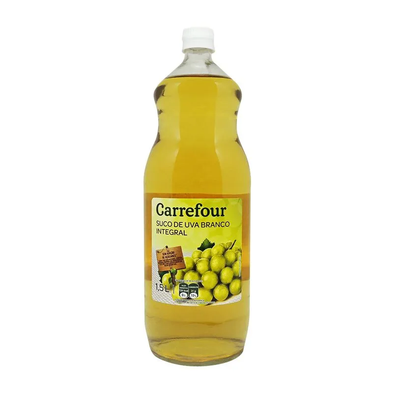 Suco de Uva Branca Integral Carrefour 1,5 Litros
