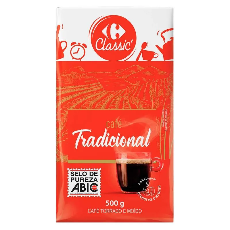 Café Tradicional Vácuo Carrefour 500 g