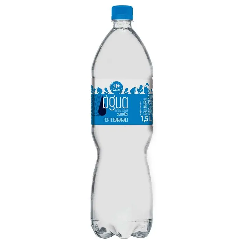 Agua Mineral Sem Gás Carrefour Classic 1500ml