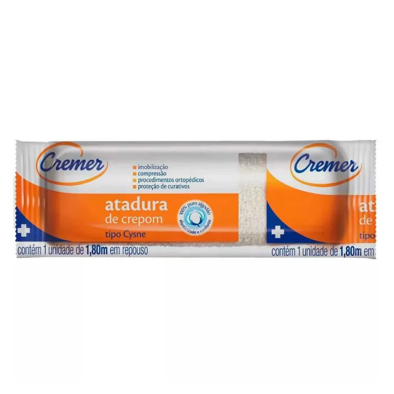 Atadura Crepom Cysne Soft 10cm X 1,8m Cremer