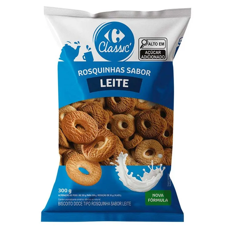 Rosquinha Leite Carrefour Classic 300g
