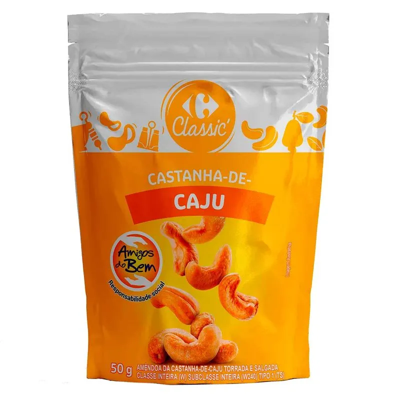 Castanha de Caju Carrefour Classic 50g