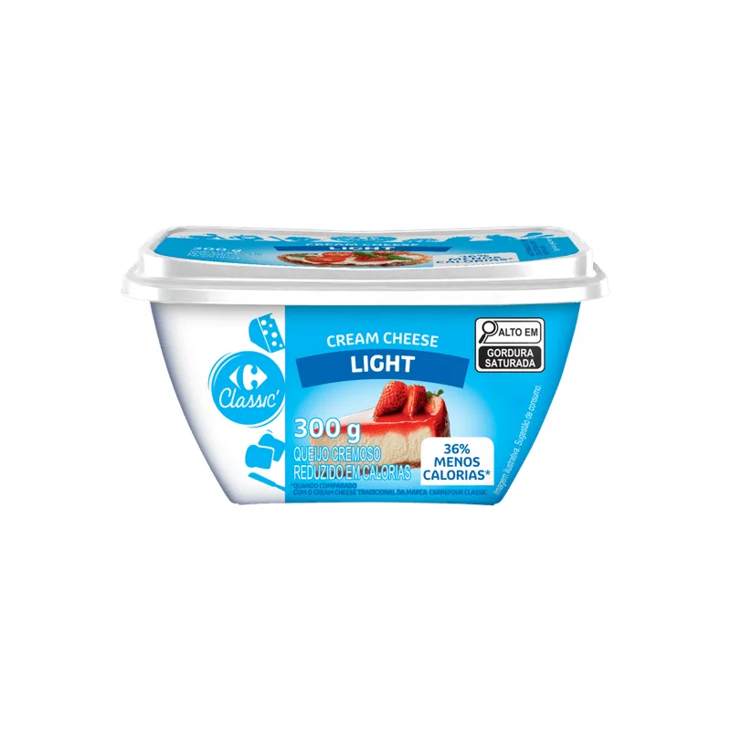 Cream Cheese Carrefour Classic Light Pote 300g