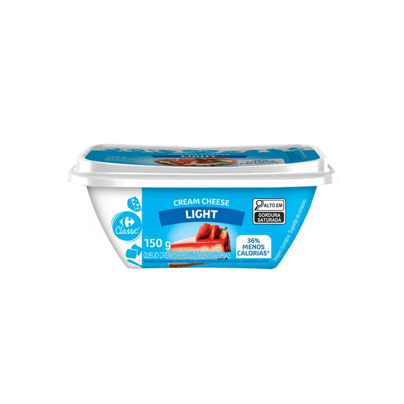 Cream Cheese Carrefour Classic Light Pote 150g
