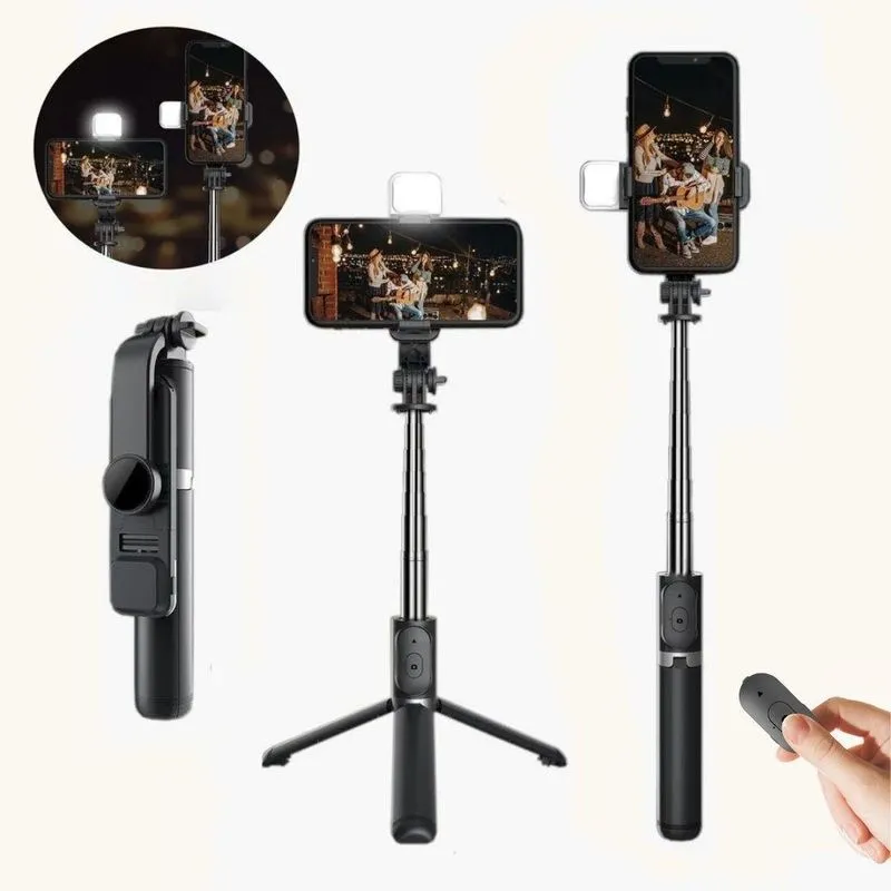 Bastão Tripé Selfie Com Controle Bluetooth Envio Imediato
