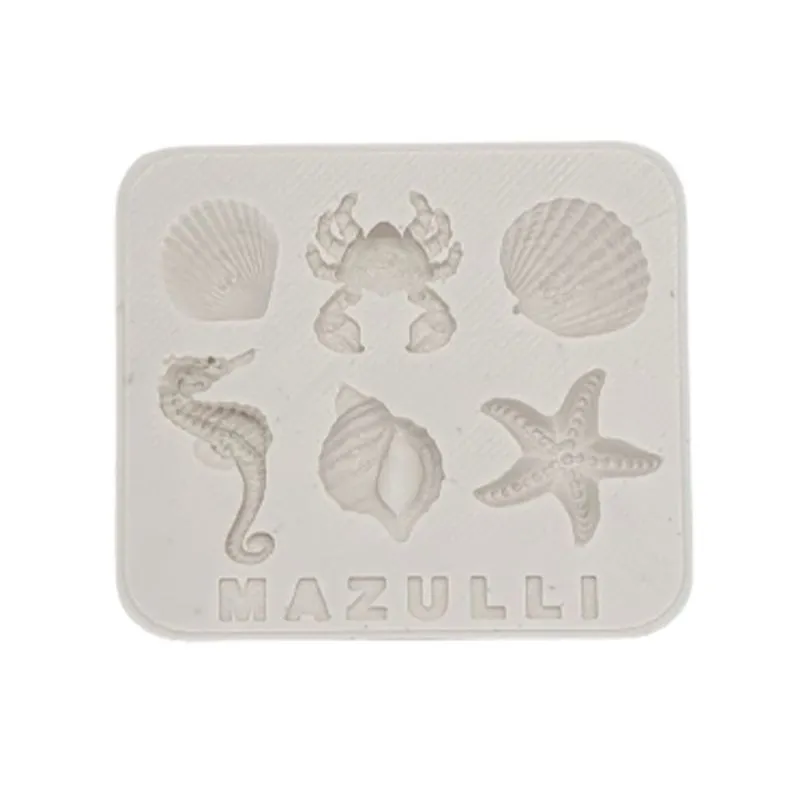 Molde De Silicone Bichos Do Mar MAZULLI