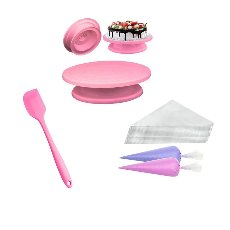 Kit Bailarina Giratória + Fouet + Espátula + Saco Confeitar