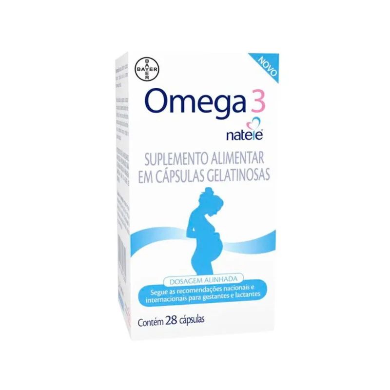 Natele Pré-Gestacional Omega 3 28 Cápsulas