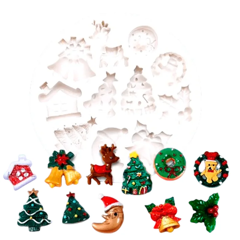Molde de Silicone Kit Natal 146 MAZULLI