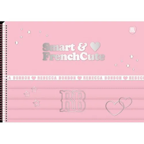 Caderno Cartografia Desenho Personagem Rebecca Bonbon 60 Folhas Papel Premium