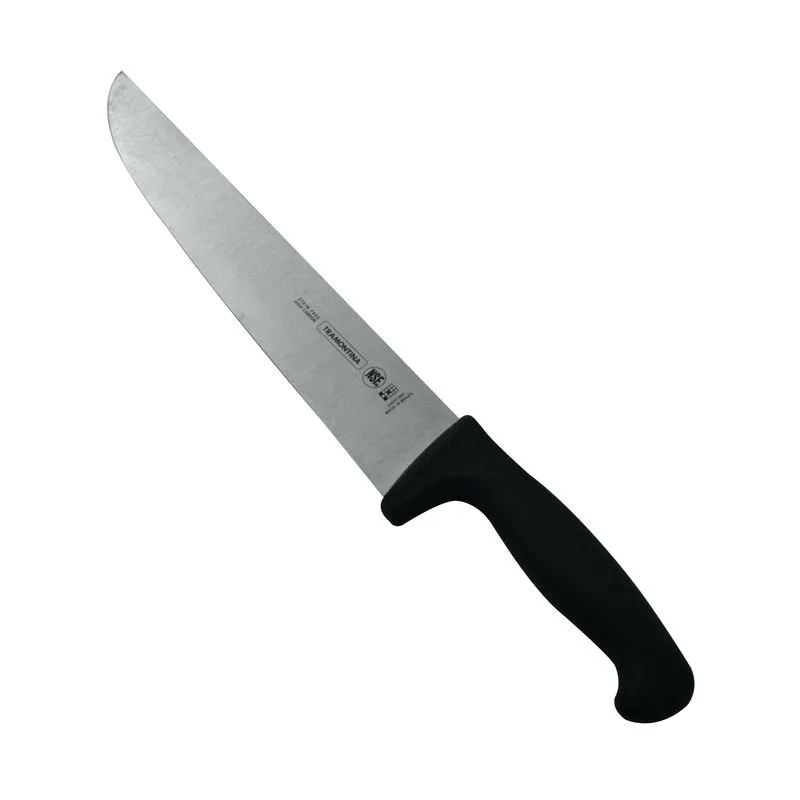 Faca Inox Carne / Açougue com Cabo Preto 10" Master - Tramontina