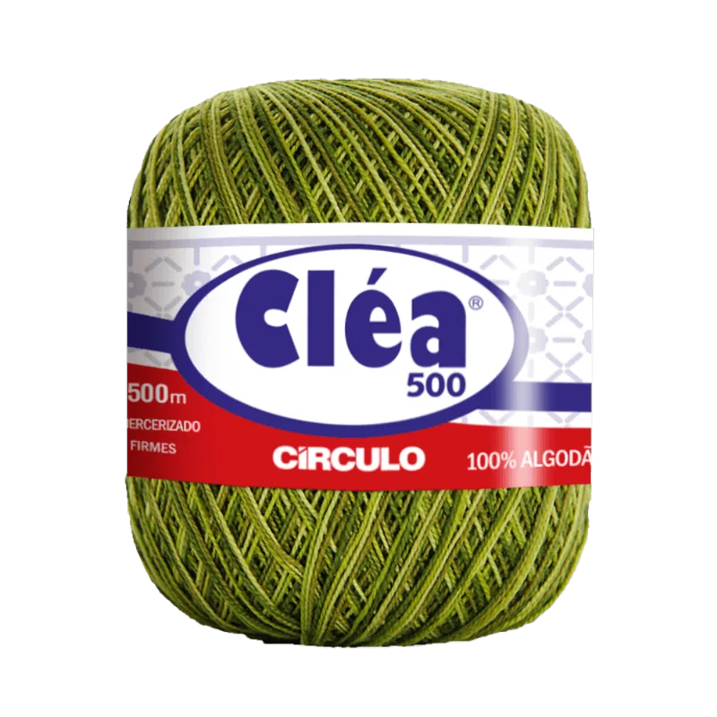 Hilo de Algodón para Tejer|Verde y Amarillo|500 M