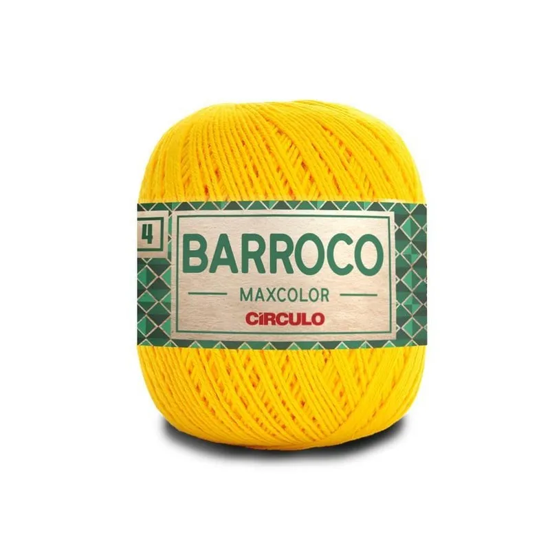 Barbante Barroco Maxcolor Nº 4 200g Kit 6 Unidades