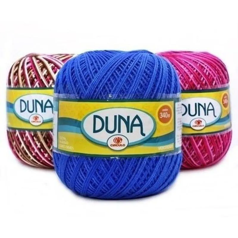 Barbante Duna Círculo - Kit 4 Unidades Cores Variadas