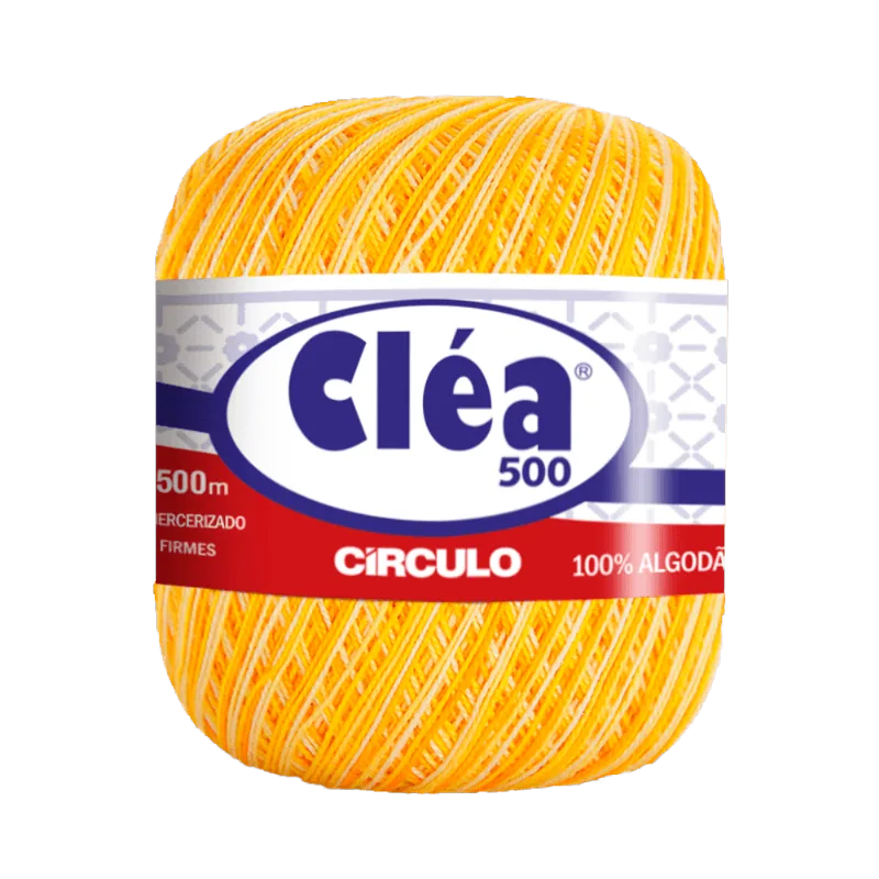 Hilo de Algodón para Tejer|Amarillo y Naranja|500 M