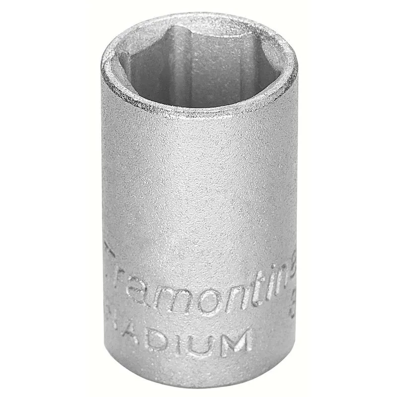 Soquete Sextavado Em Aço Cromo Vanádio 1/4' - Encaixe 3/8' Tramontina Pro Tramontina