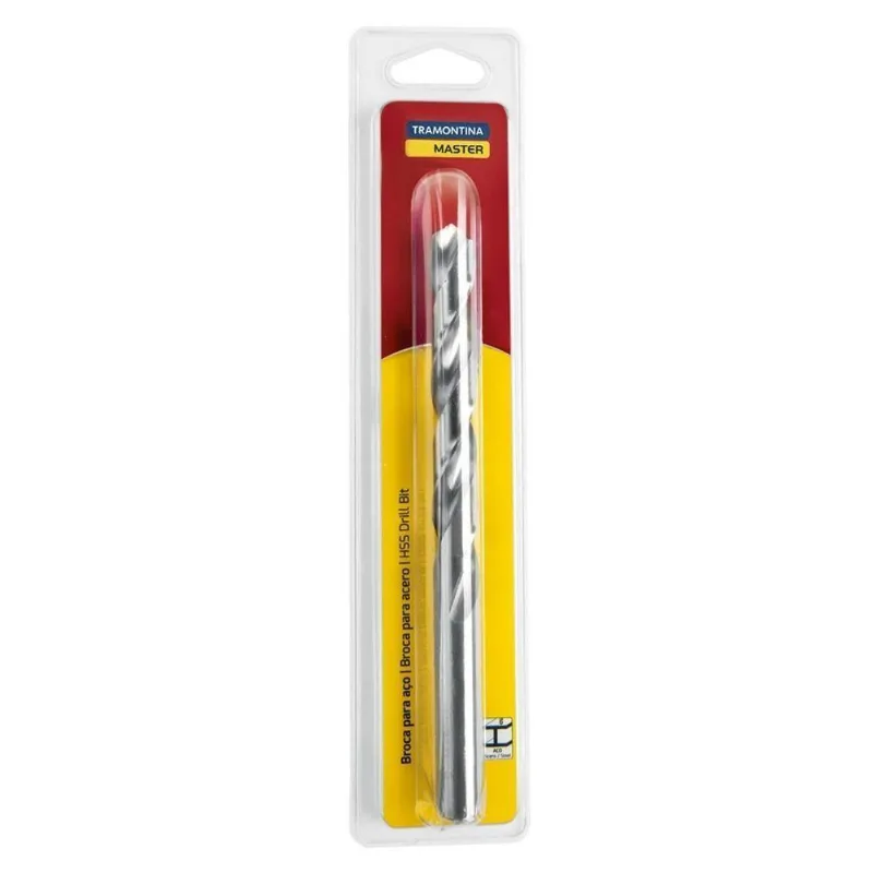 Broca Para Aço 8.2x117 Mm Tramontina Em Aço Rápido Hss Din 338 Tramontina